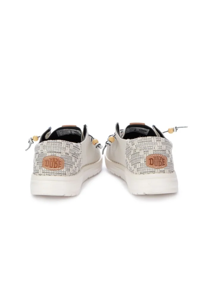 HEY DUDE | SCARPE BASSE WENDY FUNK JACQUARD BIANCO Offerta natalizia