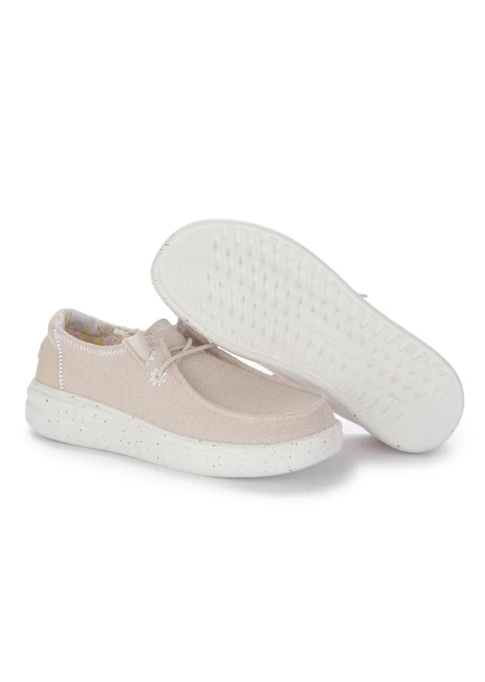 HEY DUDE | SCARPE BASSE WENDY RISE STRETCH ROSA CHIARO Offerta Giorno del Papà