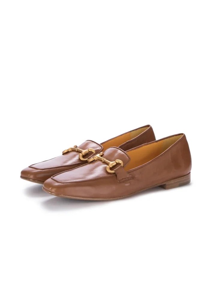 MARA BINI | MOCASSINI MAGDA SETA MARRONE