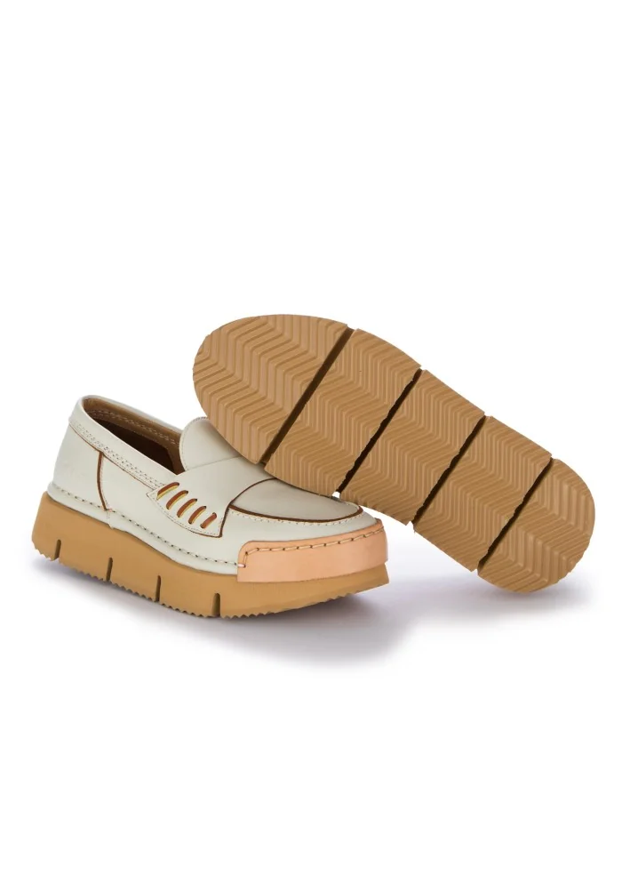 BNG REAL SHOES | MOCASSINI LA PENNY HIGH BIANCO Vendita calda