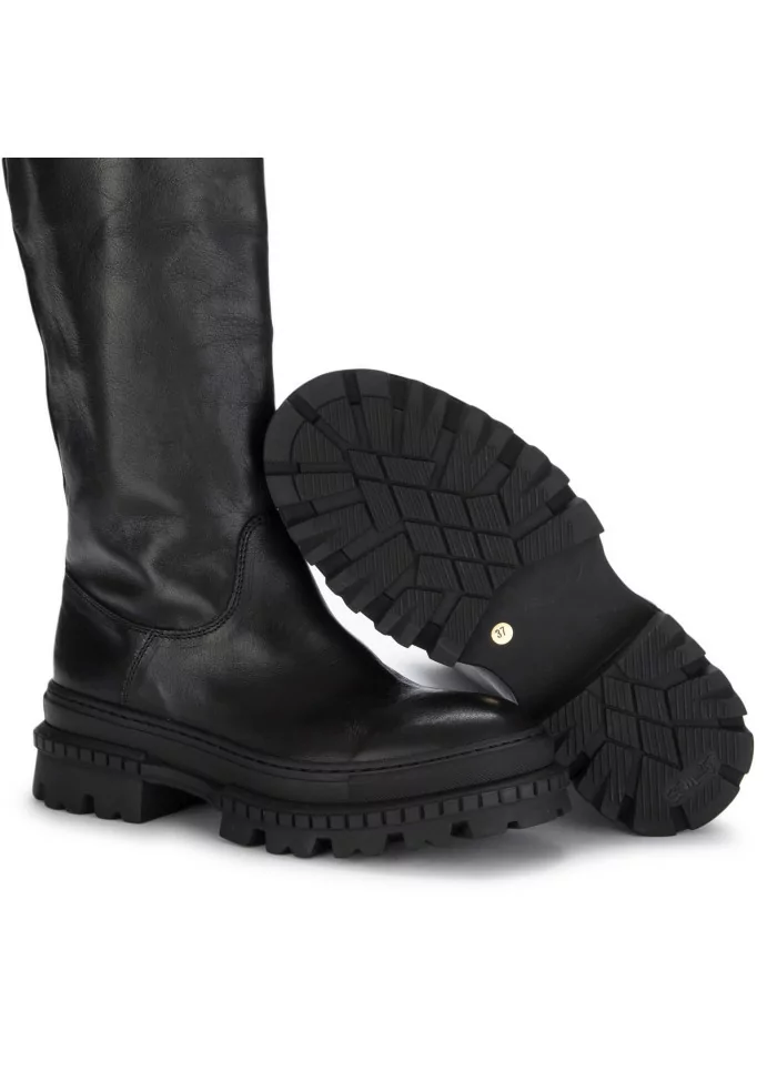 PAWELK'S | STIVALI CALIF PELLE NERO Offerta temporanea
