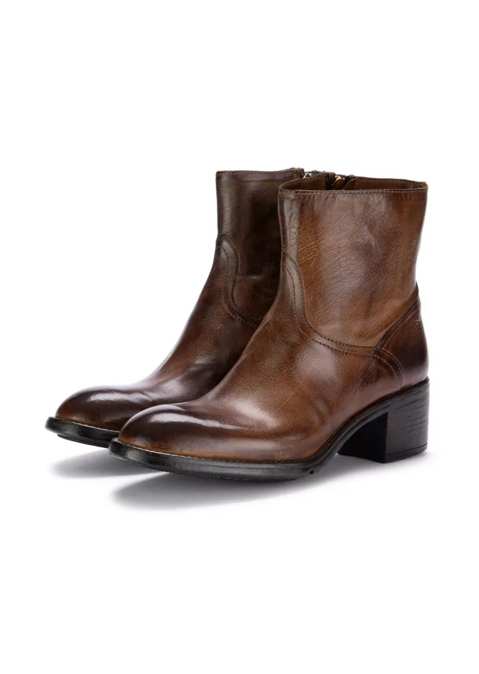 LEMARGO | STIVALETTI RANCH PELLE MARRONE Lightning offer