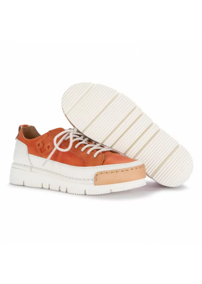 BNG REAL SHOES | SNEAKERS "L'ARANCINA" ARANCIONE BIANCO Grandi sconti