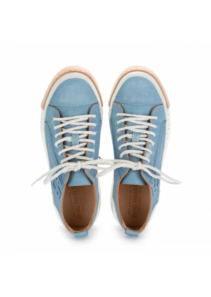 BNG REAL SHOES | SNEAKERS "LA NUVOLA" AZZURRO BIANCO Nuovi prodotti