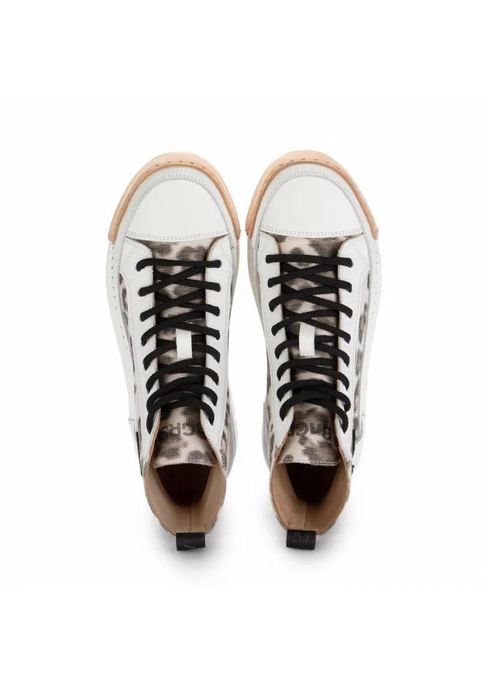 BNG REAL SHOES | SNEKAERS ALTE "LA LEO BLACK" BIANCO MACULATO Bestseller