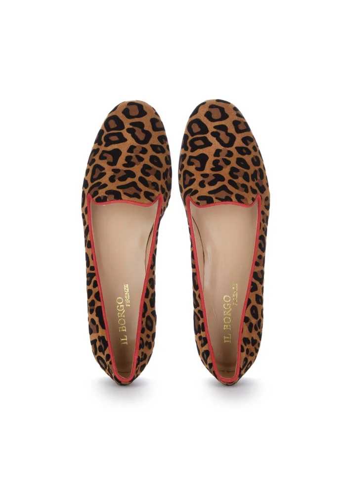 IL BORGO | BALLERINE LEOPARDINO MARRONE NERO ROSSO Fino al 65% di sconto