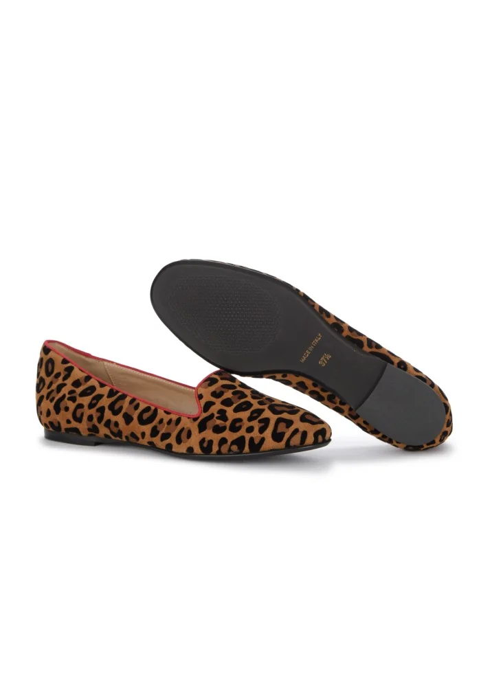 IL BORGO | BALLERINE LEOPARDINO MARRONE NERO ROSSO Fino al 65% di sconto