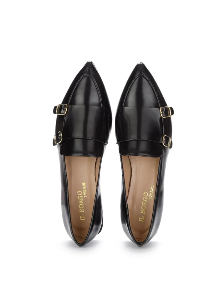 IL BORGO FIRENZE | SCARPE BASSE CINTURINI NERO Only for today