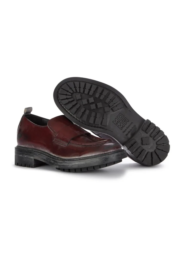MOMA | MOCASSINI ENGLAND RUBINO BORDEAUX 50% di sconto con spedizione gratuita