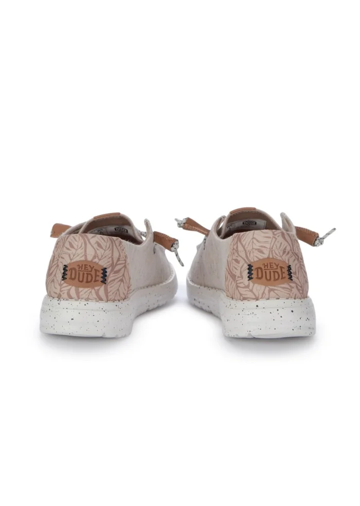 HEY DUDE | SCARPE BASSE WENDY HEATHERED SLUB TROPICAL BEIGE Esporta salva
