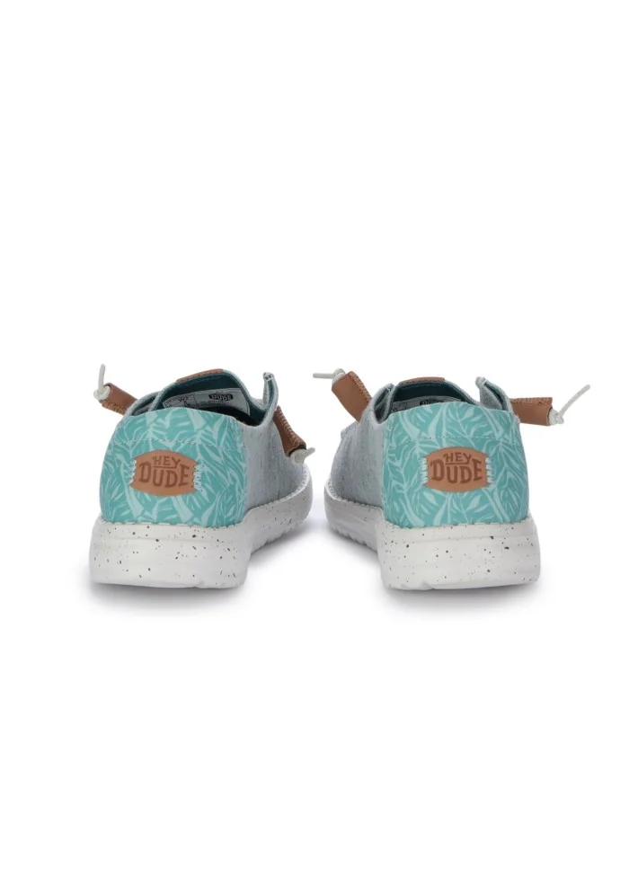 HEY DUDE | SCARPE BASSE WENDY HEATHERED SLUB TROPICAL TURCHESE Black Friday Prezzi