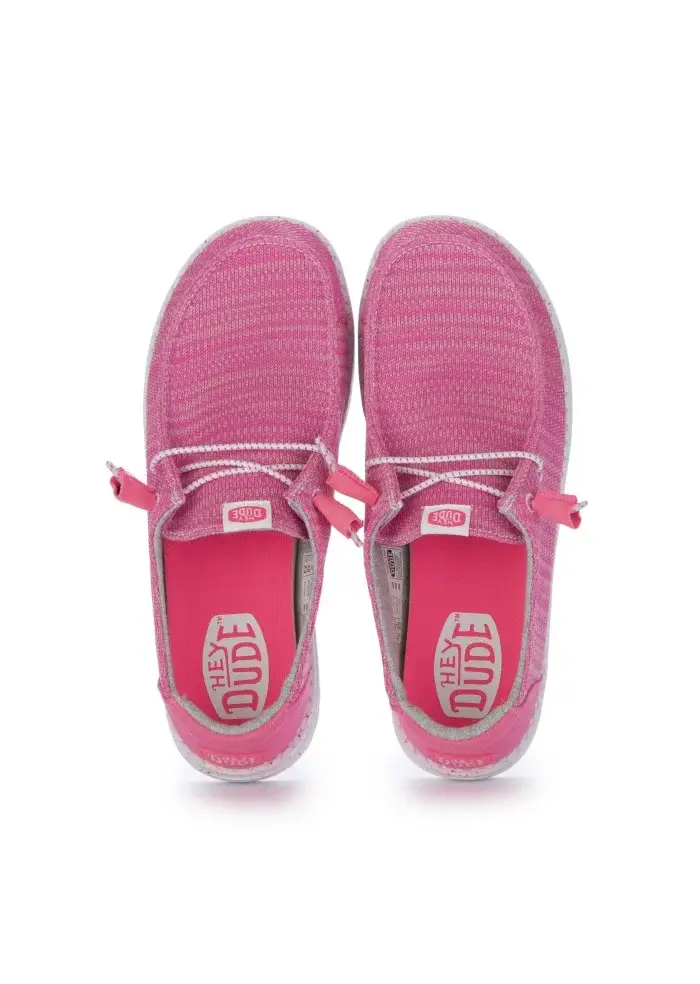 HEY DUDE | SCARPE BASSE WENDY SPORT MESH FUCSIA Sconti questo mese