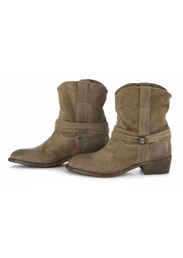 MOMA | STIVALI DONNA TACCO 4CM SCAMOSCIATO GRIGIO In Linea