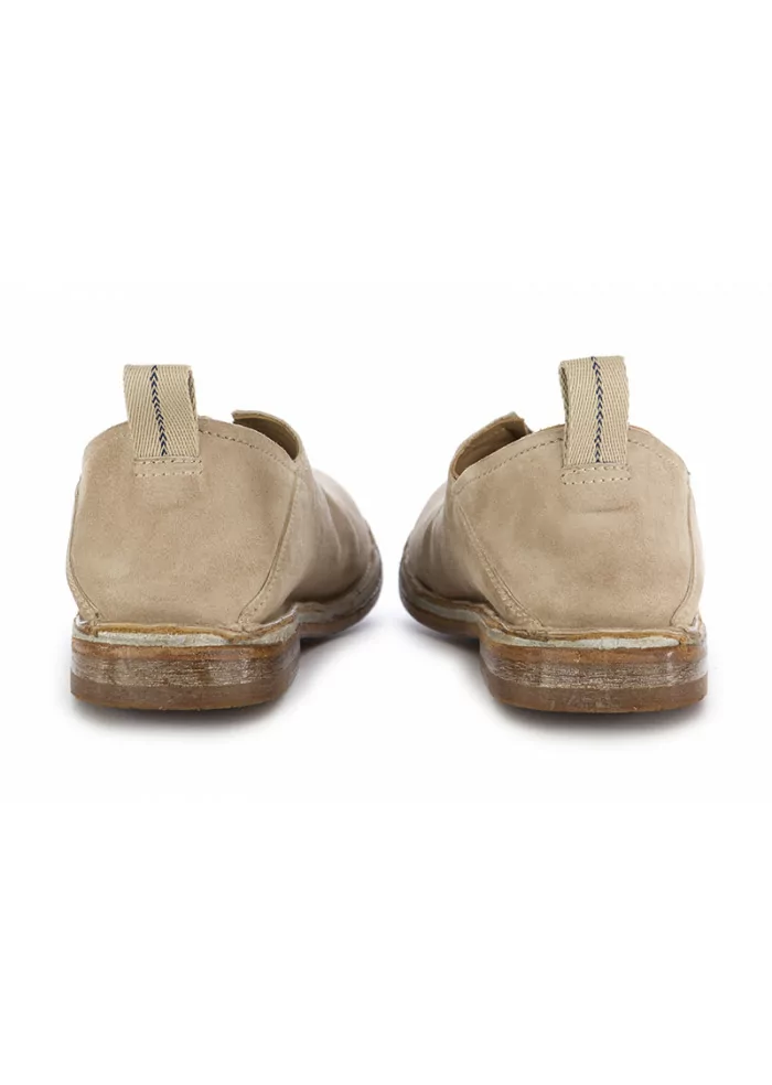 MOMA | SCARPA PANTOFOLA SCAMOSCIATO GRIGIO BEIGE Nuovo