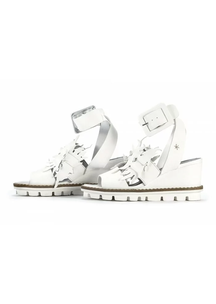 SANDALI ZEPPA DONNA PATRIZIA BONFANTI | TIARA LEAF BIANCO Consegna Veloce