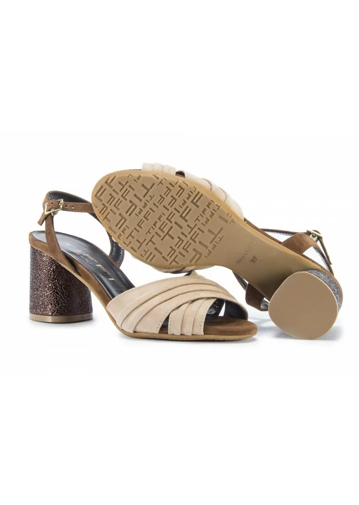 TIFFI | SANDALI TACCO BEIGE Fino Al -60%