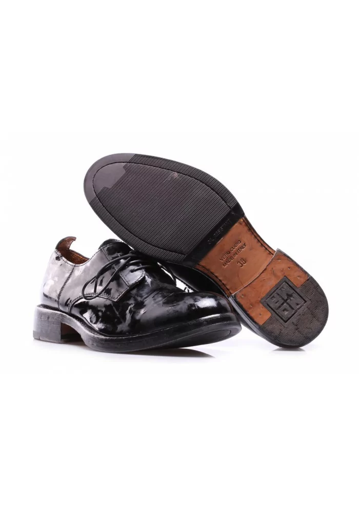 MOMA | SCARPE ALLACCIATE PLUS IN PELLE NERO Presa