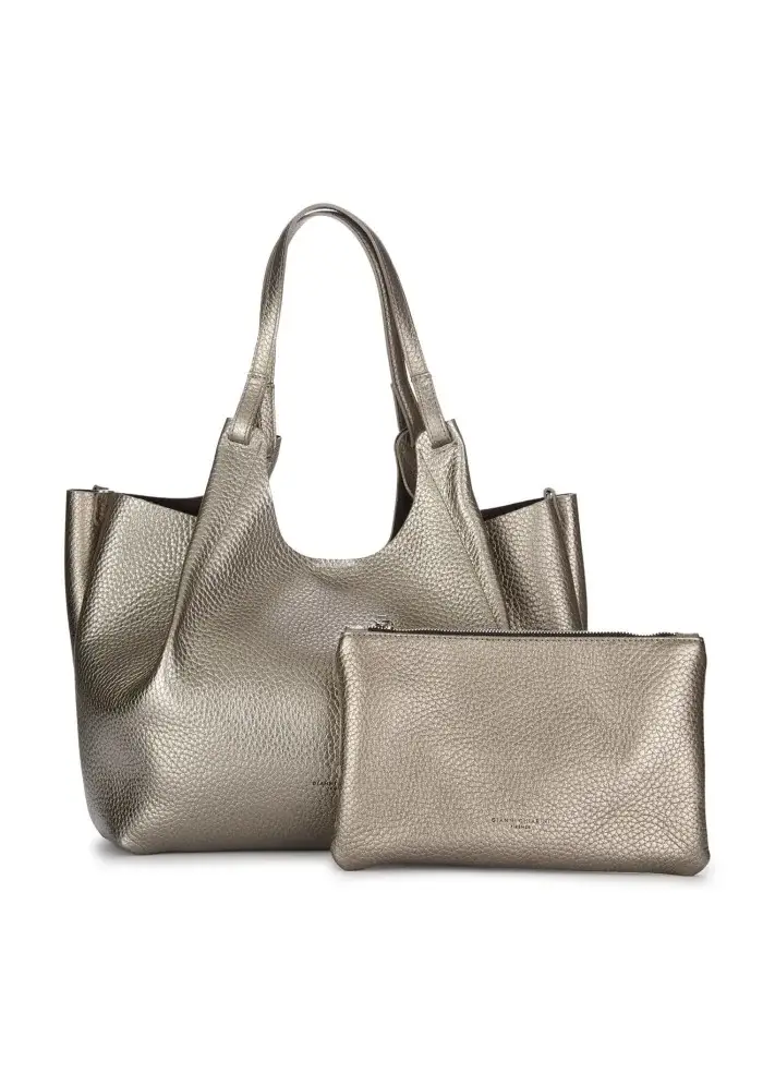 GIANNI CHIARINI | BORSA A SPALLA DUA METALLICO Offerta natalizia