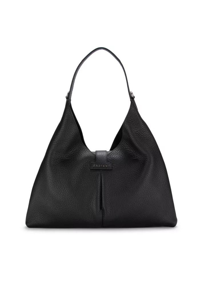 ORCIANI | BORSA A SPALLA VITA SOFT NERO