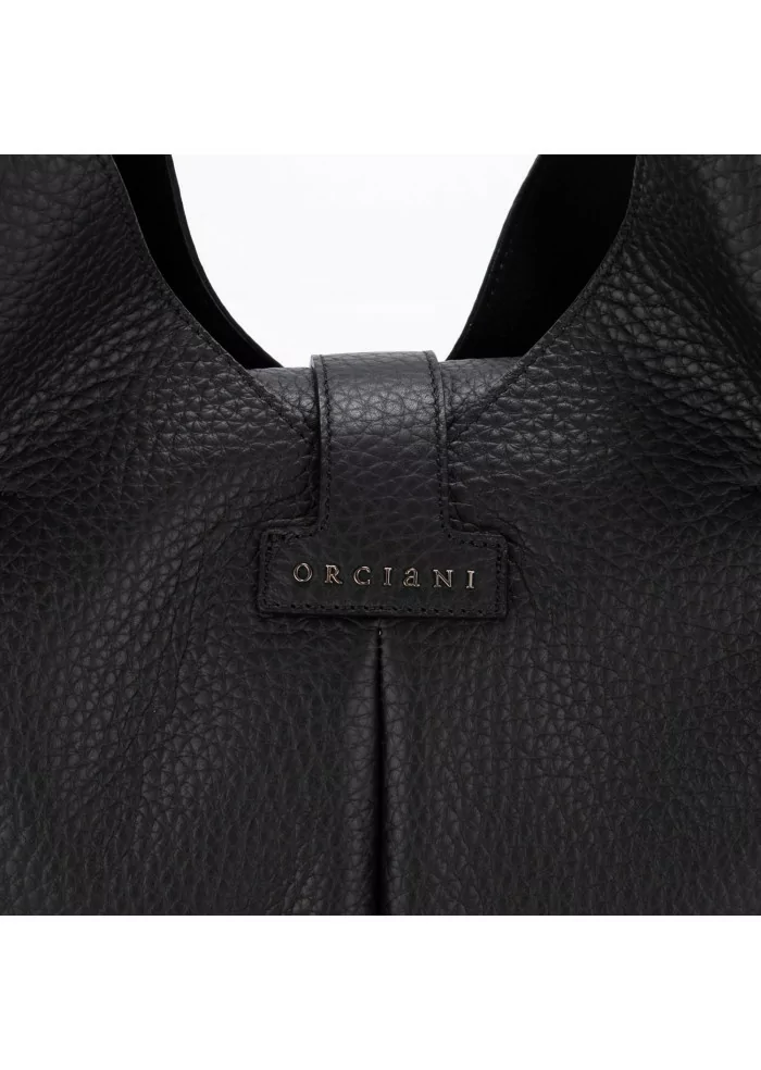 ORCIANI | BORSA A SPALLA VITA SOFT NERO Offerta temporanea