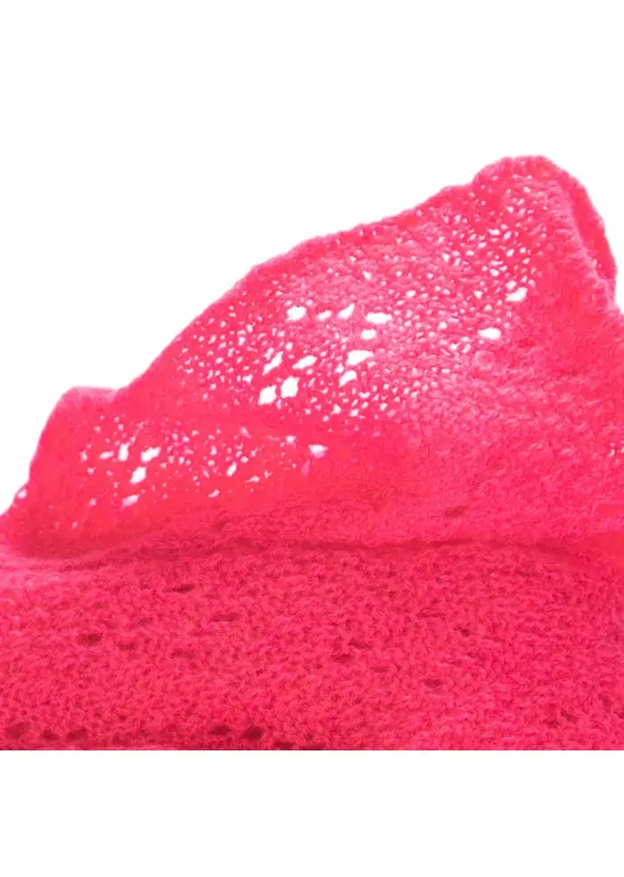 RIVIERA CASHMERE | SCIARPA TRAFORATA CASHMERE ROSA Offerte esclusive