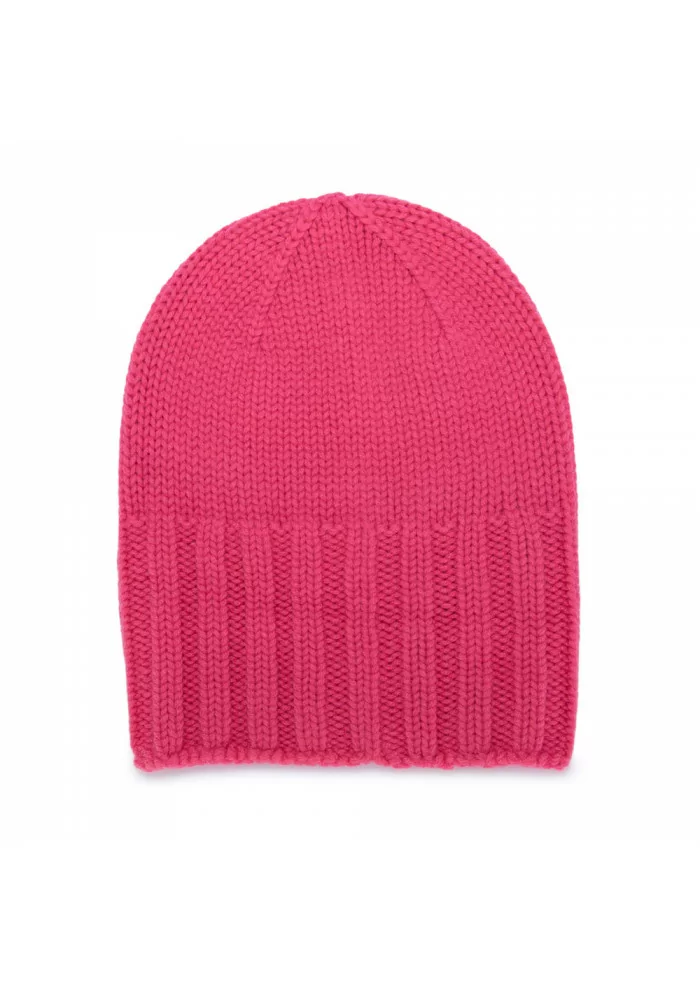 RIVIERA CASHMERE | BERETTO CASHMERE RISVOLTO ROSA Lightning offer