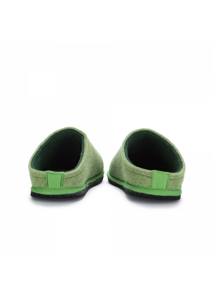 LÖWENWEISS | PANTOFOLE FELTRO DI LANA VERDE Comprane uno, ottenene uno gratis