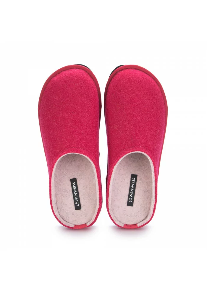 LÖWENWEISS | PANTOFOLE FELTRO DI LANA FUCHSIA Offerte giornaliere