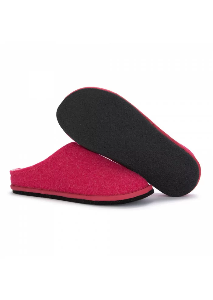 LÖWENWEISS | PANTOFOLE FELTRO DI LANA FUCHSIA Offerte giornaliere