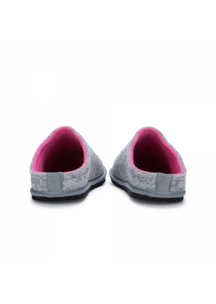 LÖWENWEISS | PANTOFOLE IN LANA COTTA GRIGIO ROSA Offerte speciali