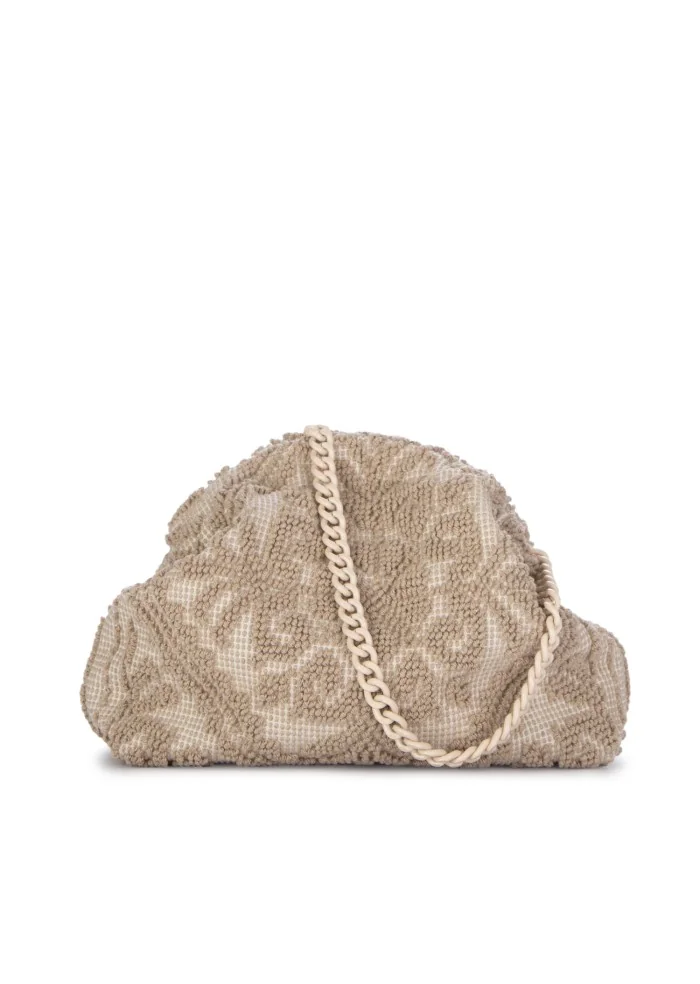 LE DAF | BORSA A TRACOLLA PICCOLA OLBIA BEIGE Offerta settimanale