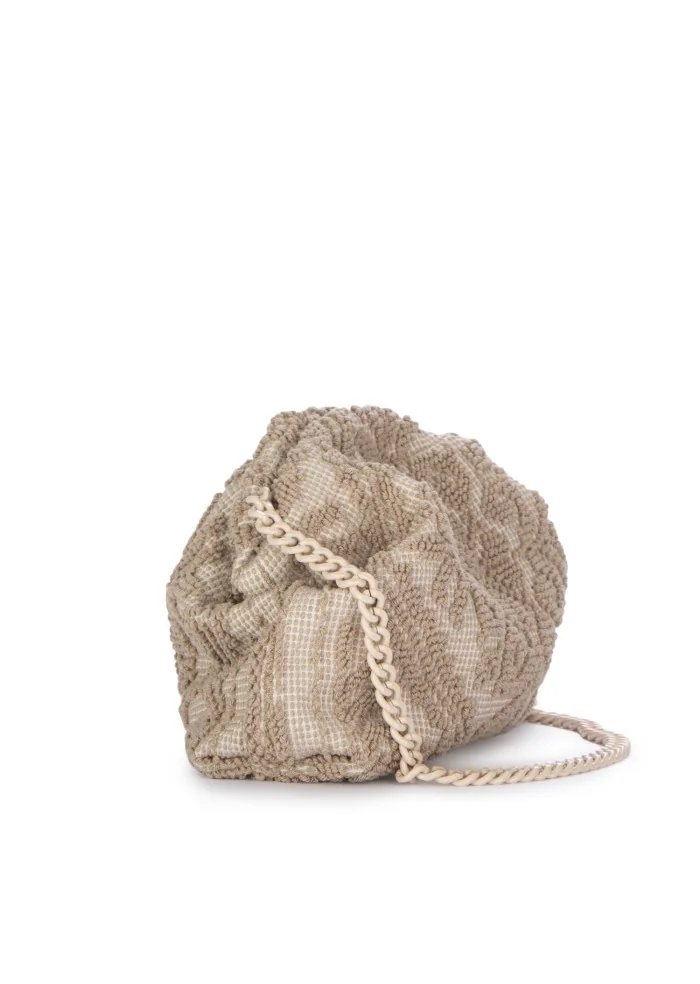LE DAF | BORSA A TRACOLLA PICCOLA OLBIA BEIGE Offerta settimanale