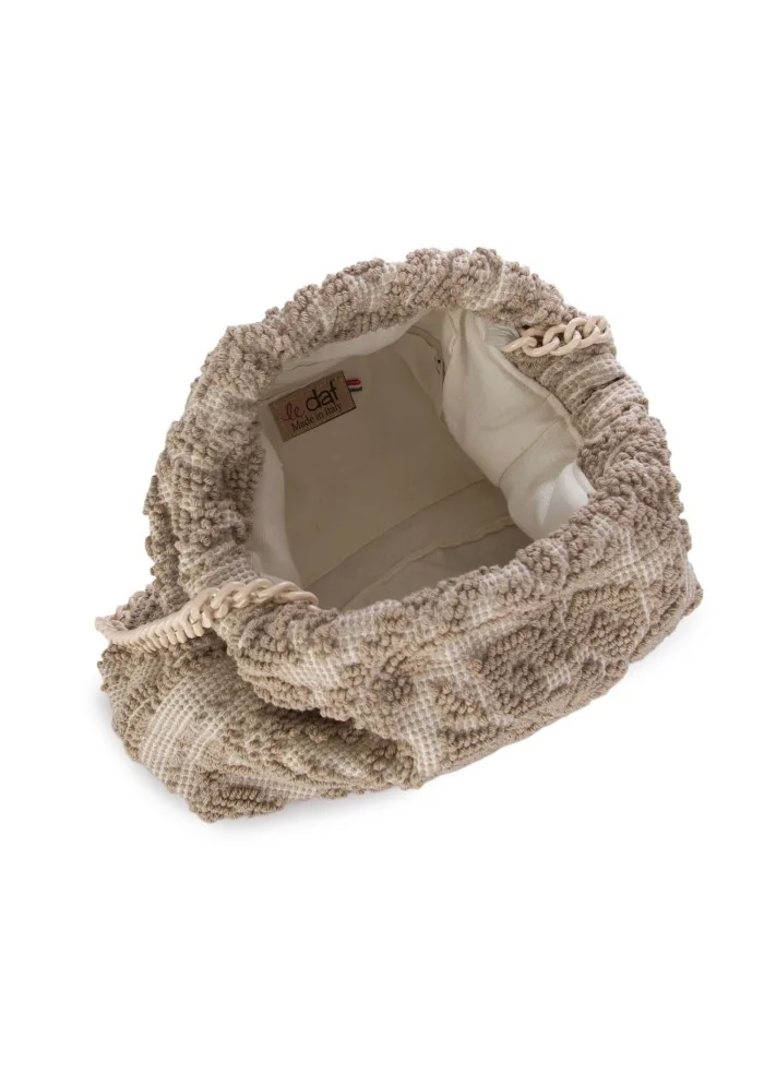 LE DAF | BORSA A TRACOLLA PICCOLA OLBIA BEIGE Offerta settimanale