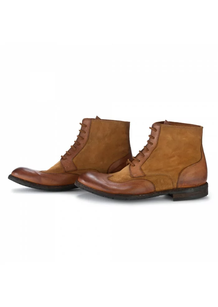 MANOVIA 52 | STIVALI ALLACCIATI 8572 VELOUR 541 MARRONE Promozione temporanea