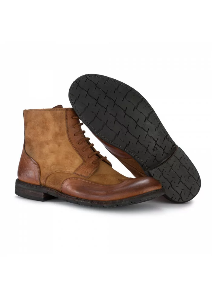 MANOVIA 52 | STIVALI ALLACCIATI 8572 VELOUR 541 MARRONE Promozione temporanea