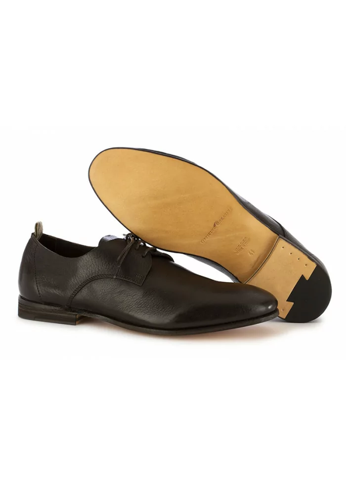 OFFICINE CREATIVE | SCARPA ALLACCIATA PELLE MARRONE Sostegno trimestrale