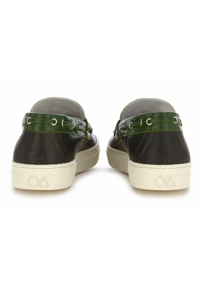 OA NON-FASHION | MOCASSINI SUOLA GOMMA GRIGIO / VERDE Fino al 55% di sconto