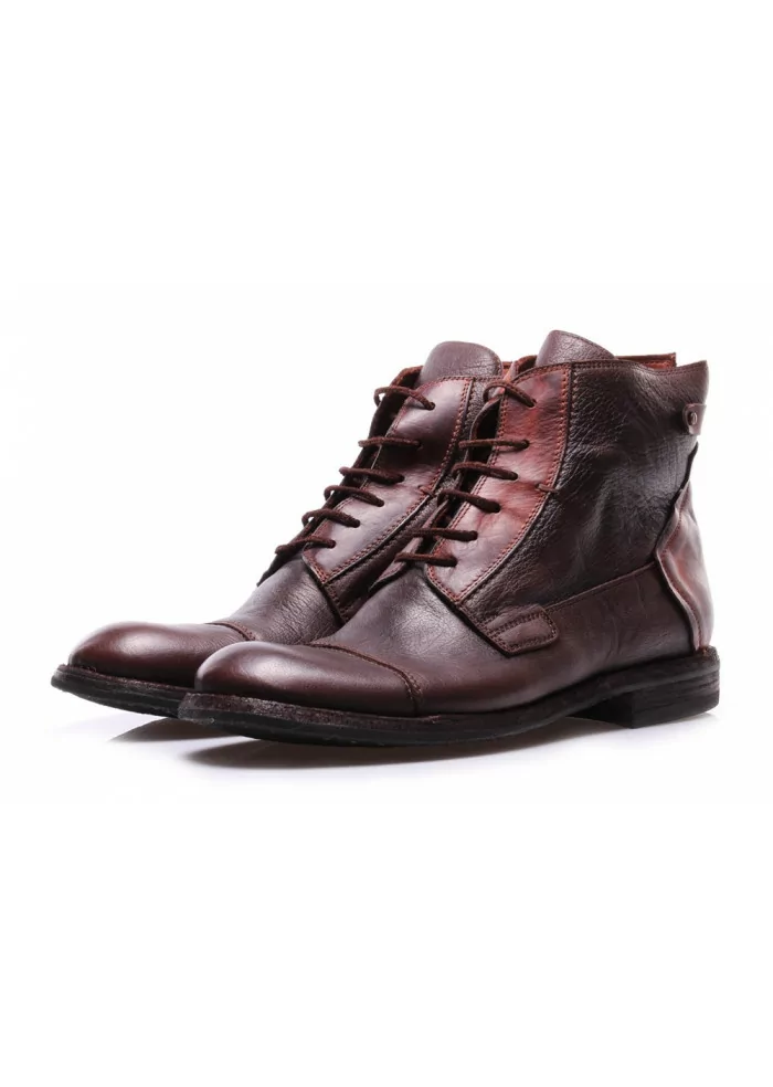 MANOVIA 52 | STIVALE STRINGATO PELLE MARRONE Enormi sconti