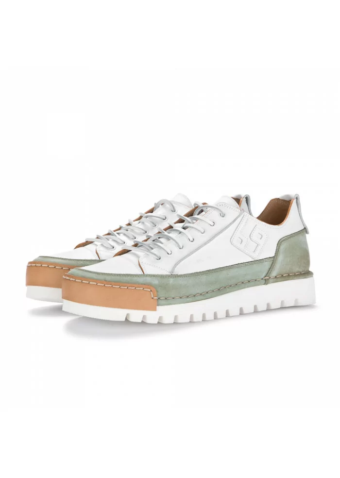 BNG REAL SHOES | SNEAKERS "LA SALVIA" BIANCO VERDE Trasporto libero internazionale