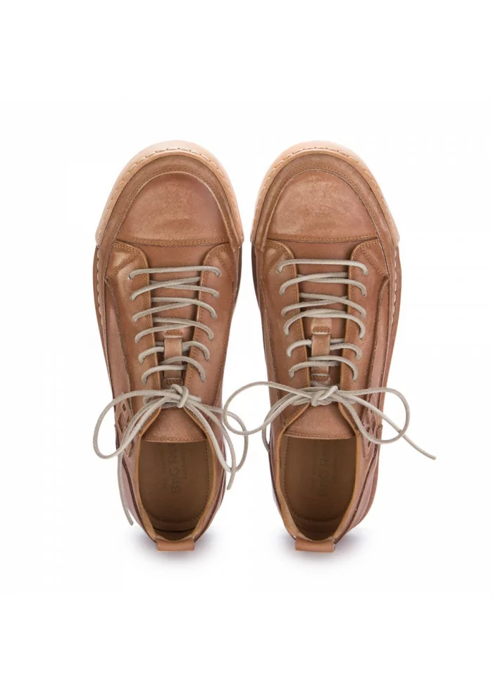 BNG REAL SHOES | SNEAKERS EFFETTO VINTAGE "LA SABBIA" MARRONE Officina
