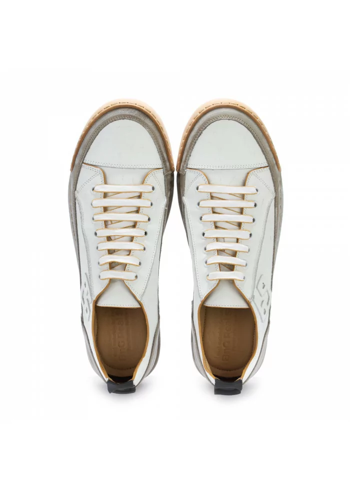 BnG REAL SHOES | SNEAKERS "LA MOKACCINO" BIANCO GRIGIO Limitato a 3 giorni