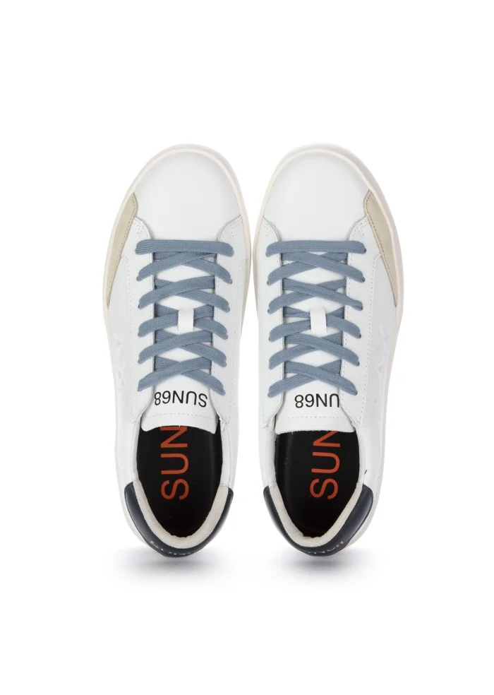 SUN68 | SNEAKERS STREET LEATHER BIANCO 2025
