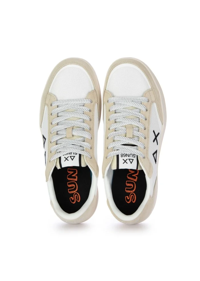 SUN68 | SNEAKERS GENIUS BIANCO BEIGE Italy