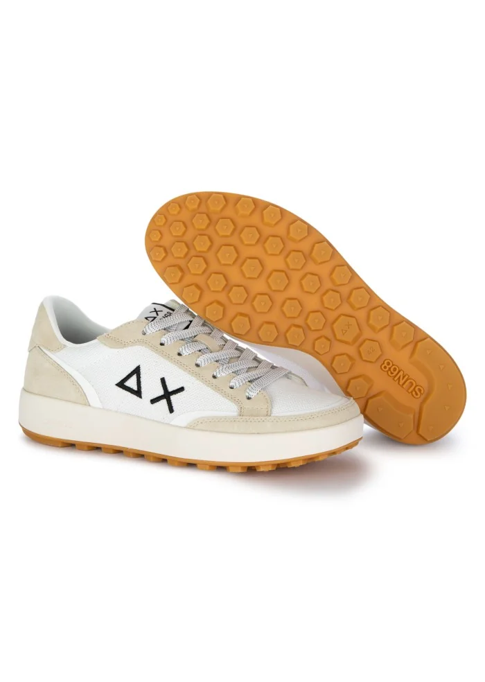 SUN68 | SNEAKERS GENIUS BIANCO BEIGE Italy