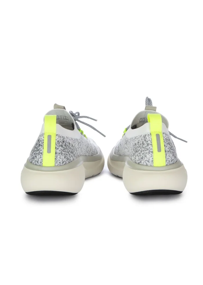 SUN68 | SNEAKERS JUPITER KNIT BIANCO GIALLO FLUO In Linea