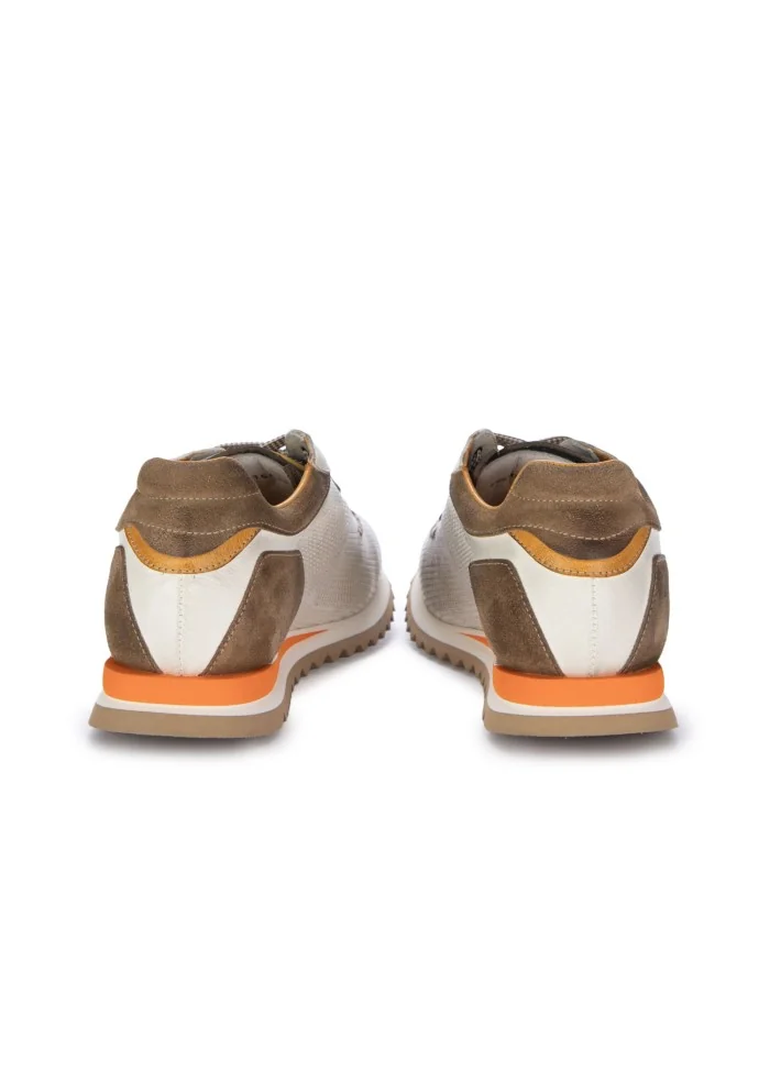 LORENZI | SCARPE ALLACCIATE SAFARI BIANCO MARRONE Spedizione Gratuita