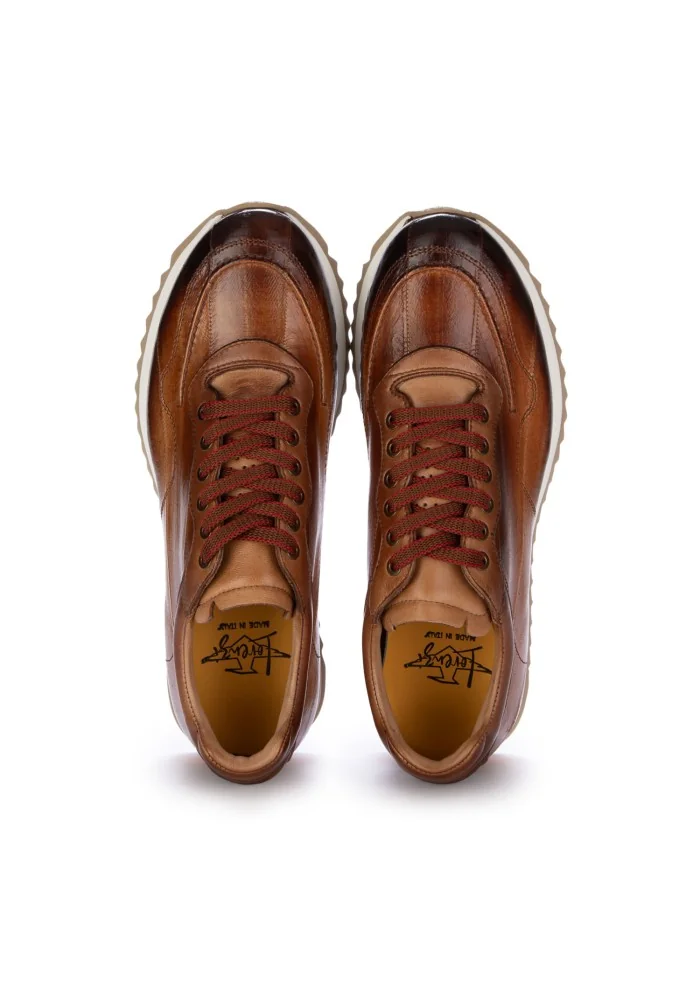 LORENZI | SCARPE ALLACCIATE ANGUILLA MARRONE Pezzi Unici