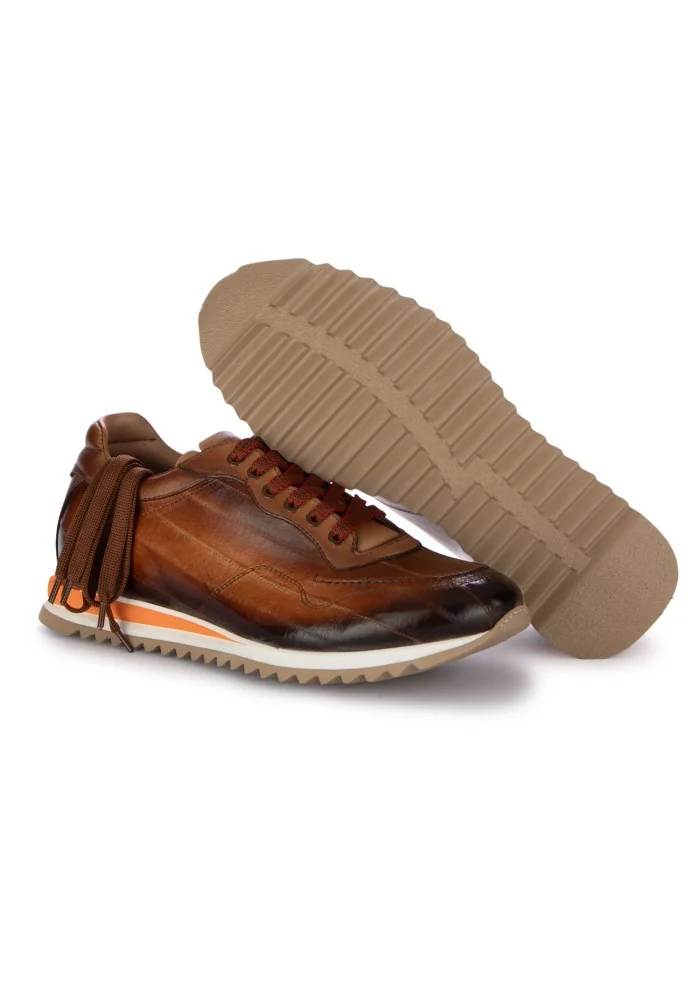 LORENZI | SCARPE ALLACCIATE ANGUILLA MARRONE Pezzi Unici