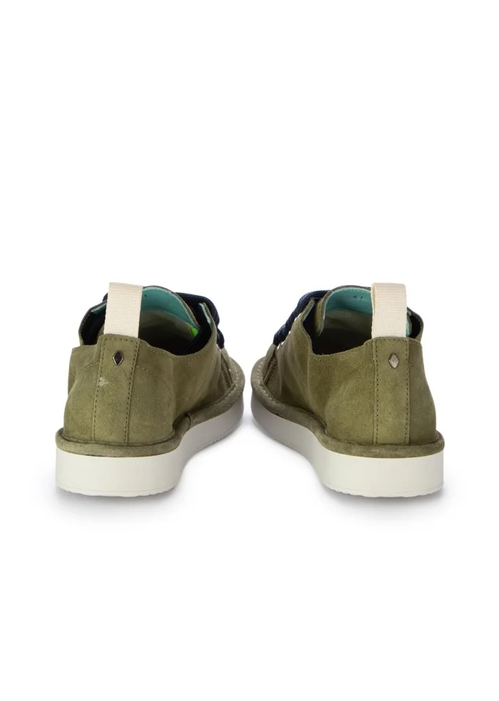 PANCHIC | SNEAKERS CAMOSCIO VERDE BLU Economico