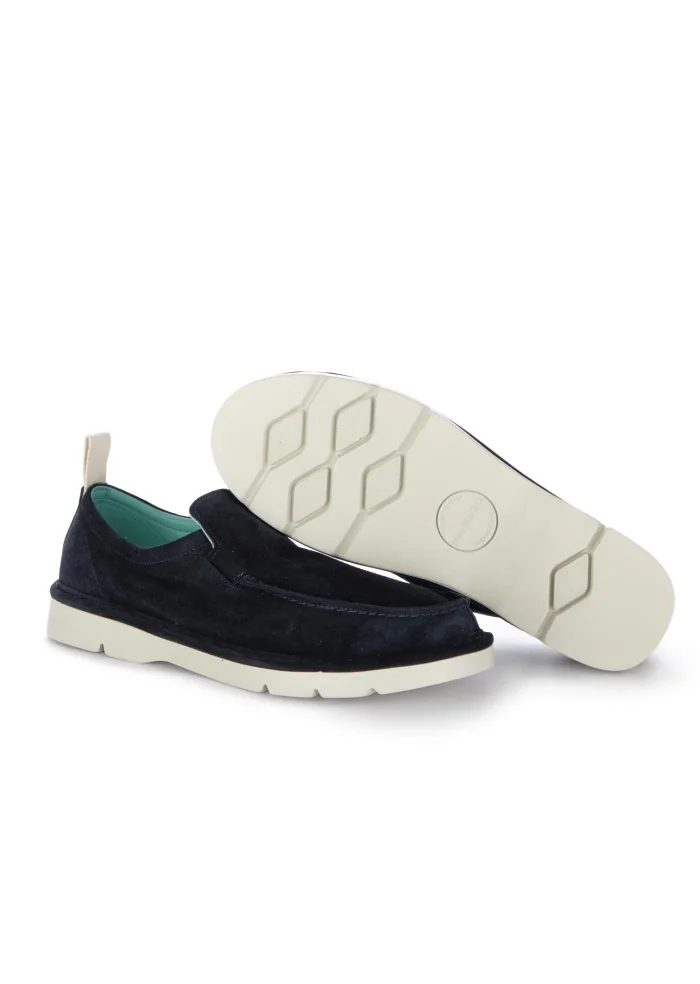 PANCHIC | SLIP ON CAMOSCIO BLU NOTTE In Vendita